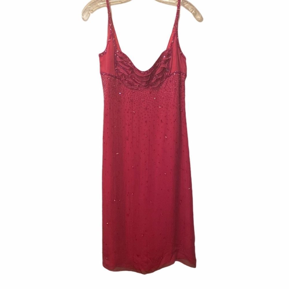 Neil Bieff Couture Beaded Cocktail Dress - Picture 2 of 11